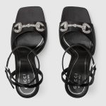 Gucci Women’s sandal with crystal Horsebit - Image 2